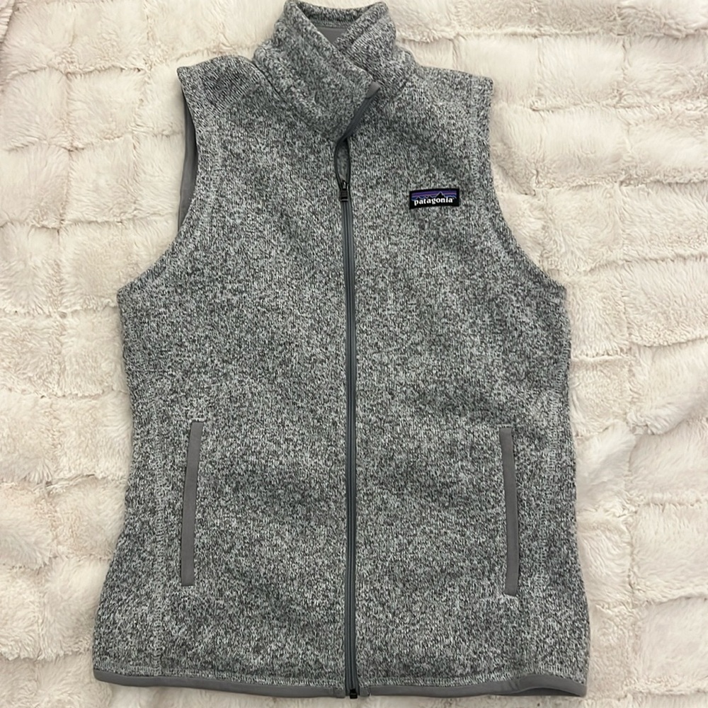 Patagonia better sweater fleece vest- birch white